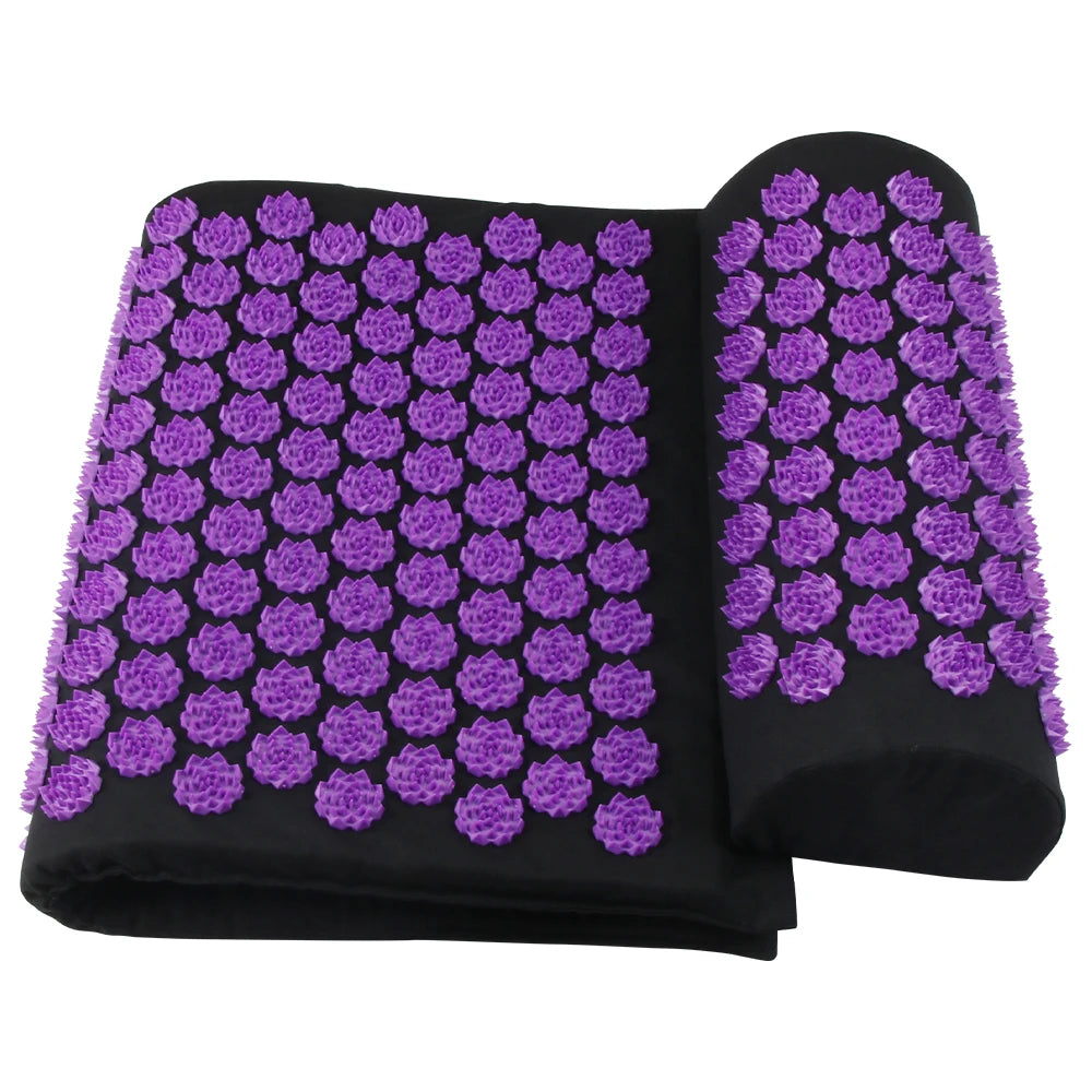CloudNineFitness™ AcuRelief Acupressure Mat & Pillow Set