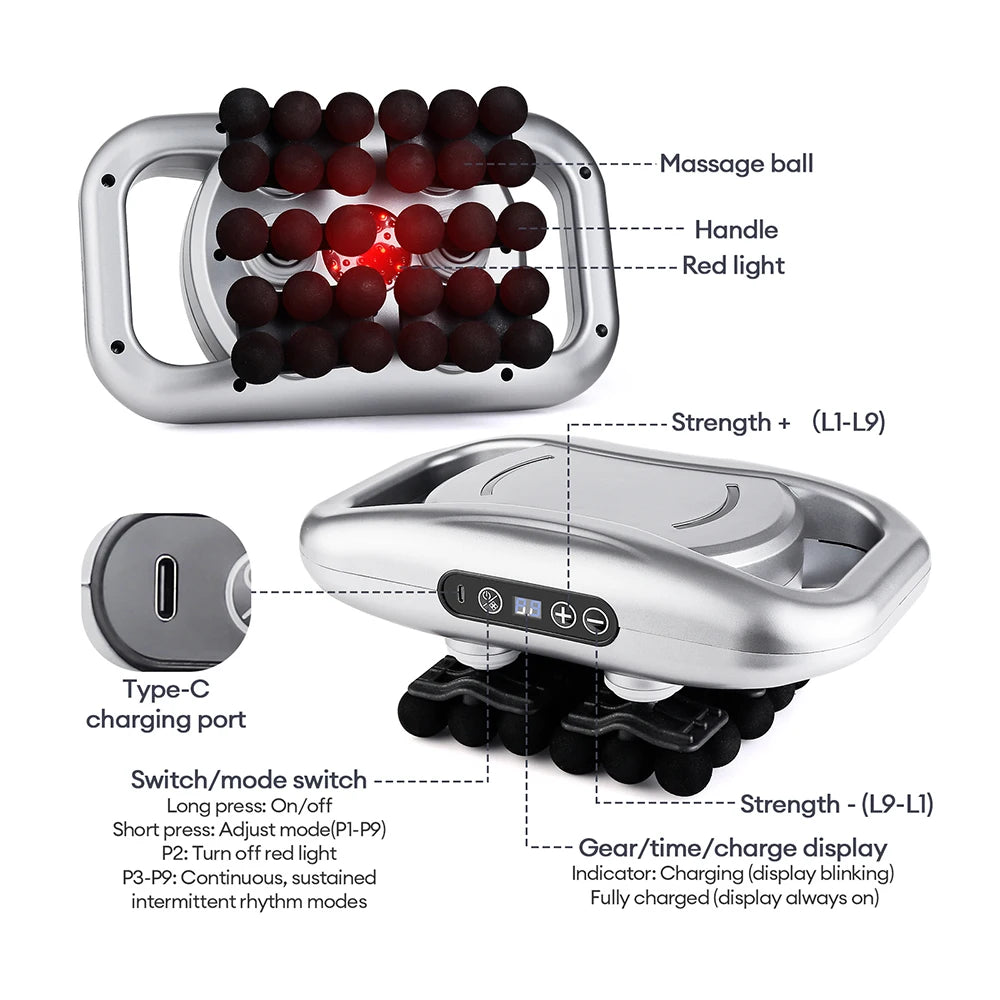CloudNineFitness™ Elite Recovery Massage Gun Pro