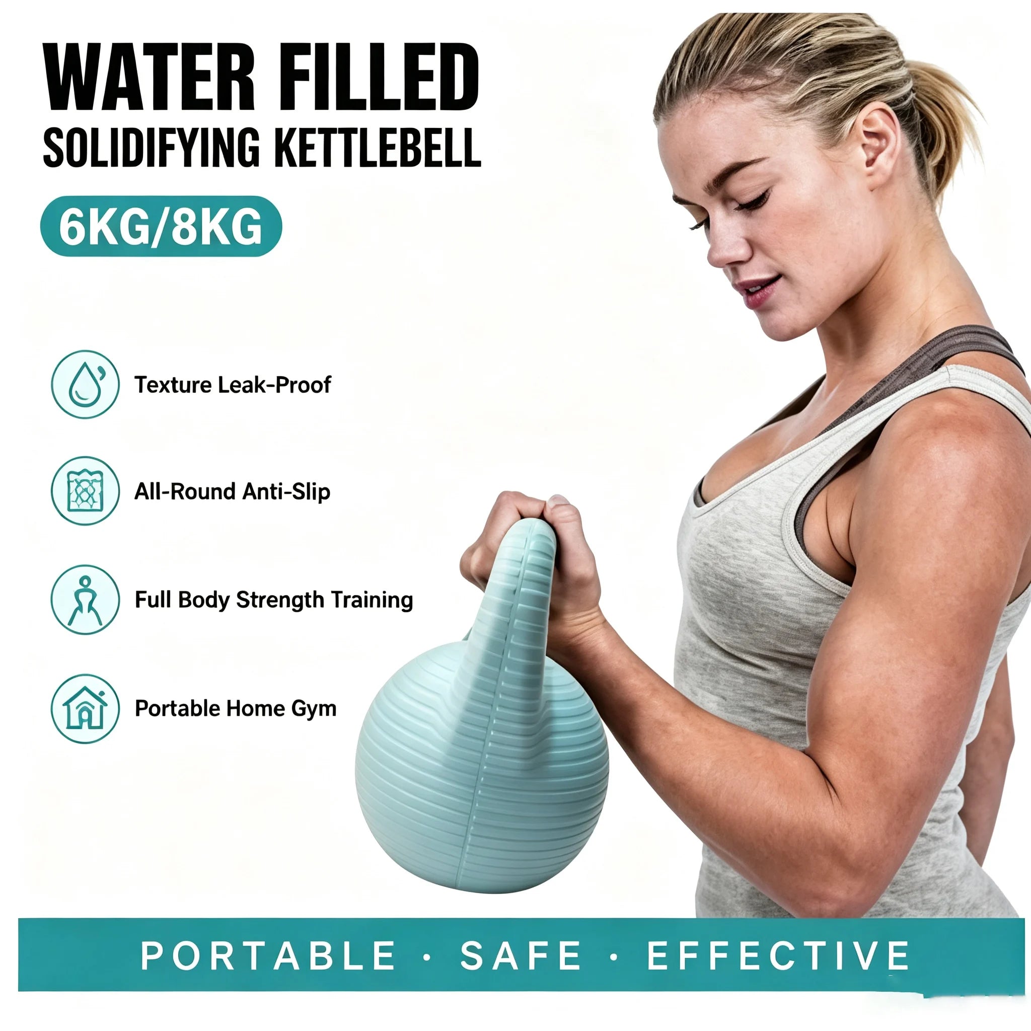 CloudNineFitness™ HydroKett Adjustable Water Kettlebell