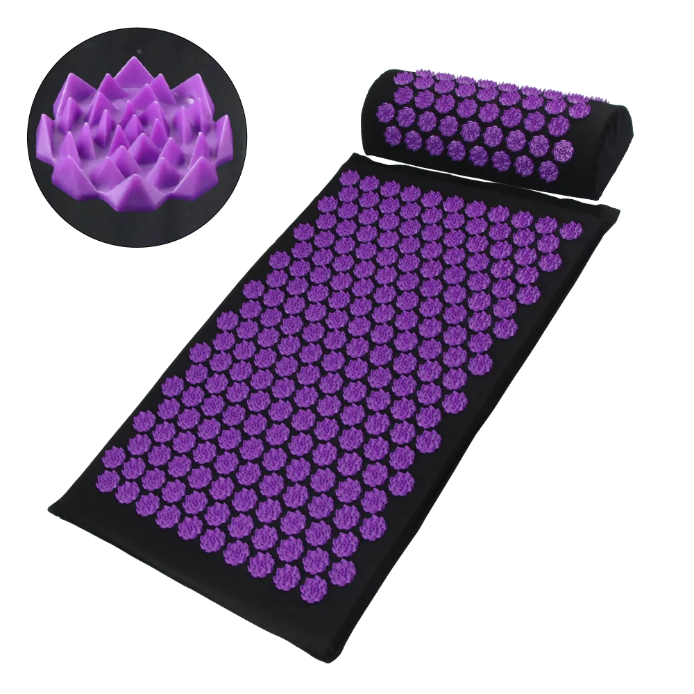 CloudNineFitness™ AcuRelief Acupressure Mat & Pillow Set